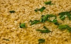 Stracciatella umbra in brodo