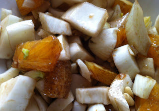 Insalata invernale (finocchi arance e pinoli)