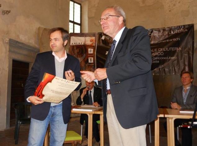 Il liutaio Filippo Protani vince il premio per il miglior suono al Concorso Internazionale