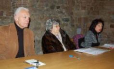 Marzio Pieroni del Lions Club Corciano alla presentazione del convegno "Le nuove povertà"