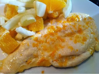 Petto di pollo all'arancia 