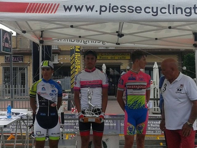 Paolo Baccio vince a Ciampino (Small) Ciclismo, Paolo Baccio del Forno Pioppi Secom vince la gara di Ciampino 1