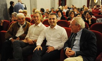 sindaco betti ed assessore pierotti - archivio premio poesia citta' di corciano 18.10.2014