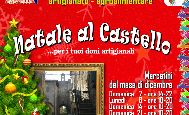 “Natale al Castello” gli appuntamenti con i mercatini natalizi a Mantignana