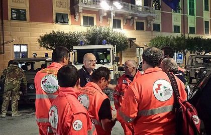 Maltempo in Liguria, dall’Umbria una squadra di volontari per l’emergenza