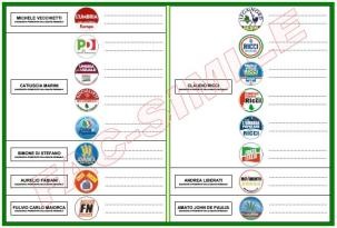 scheda elettorale Elezioni regionali, in dieci liste i tredici candidati espressione del territorio corcianese