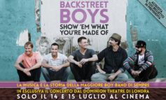 I Backstreet Boys allo Space Cinema con il film-concerto sulla loro storia, solo oggi e domani