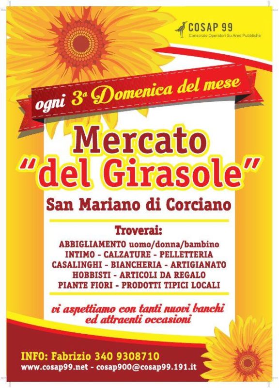 Torna il "Mercato del Girasole" a San Mariano 