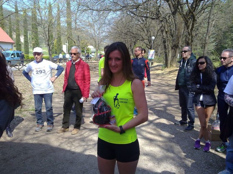 Tiziana Nandesi in testa alla classifica provvisoria under 40 del Gran Prix Fidal Umbria 