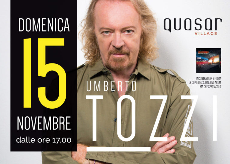 Anche Umberto Tozzi al Quasar Village di Corciano 