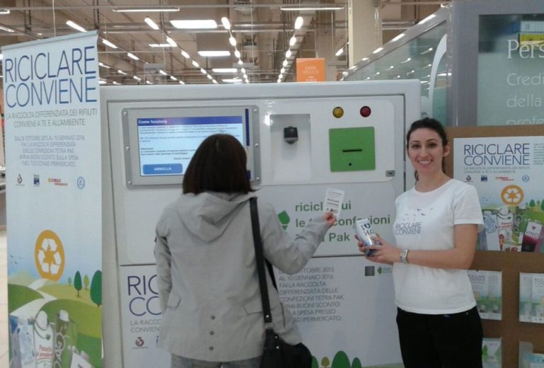 Raccolta Tetrapak, a Corciano già 4000 cartoni scambiati con buoni spesa 