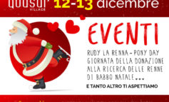 Sabato al Quasar Village tra donazioni, mercatini, pattini e renne