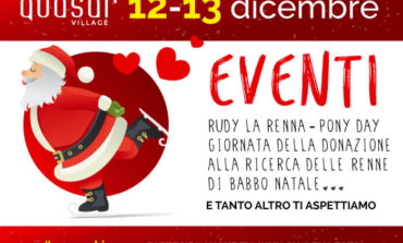 Sabato al Quasar Village tra donazioni, mercatini, pattini e renne