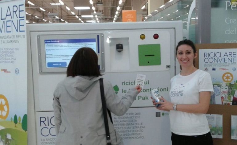 Tetra Pak: a Corciano riciclati già 13mila cartoni, l’iniziativa fino al 10 gennaio