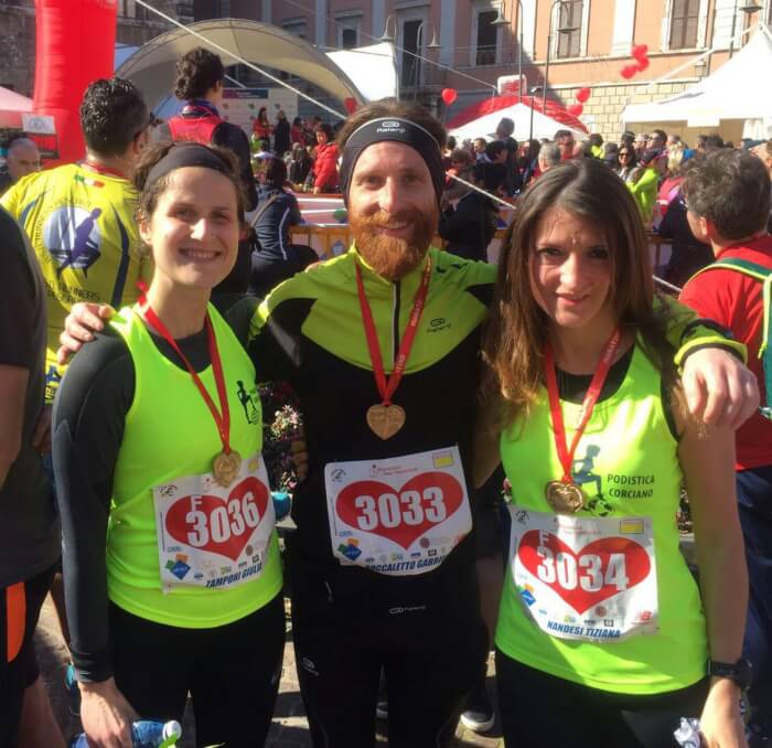 La Podistica Corciano a Terni per la maratona dedicata a San Valentino 