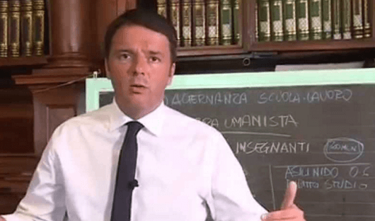 Renzi scrive ai sindaci: 480 milioni per l'operazione 