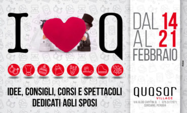A San Valentino anche al Quasar Villege si pensa agli sposi con "I love Q"