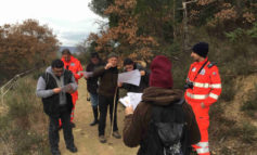 Lezione pratica di topografia per gli aspiranti volontari della Protezione Civile OVUS di Corciano