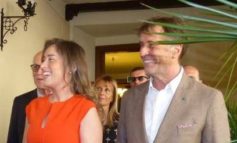 Ministro Boschi visita azienda Cucinelli a Solomeo