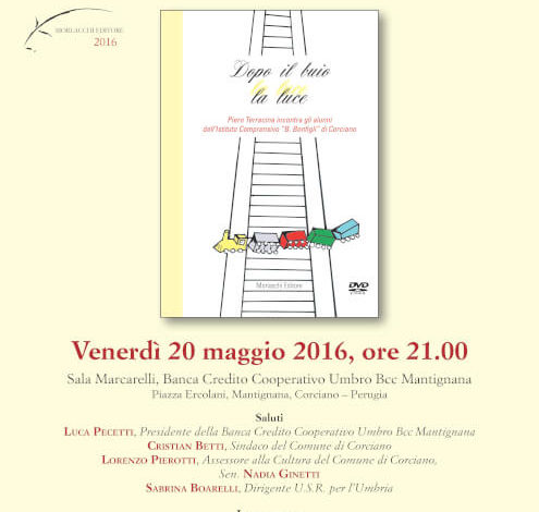 Presentazione di ‘Dopo il buio la luce’, il libro dedicato dagli studenti della Bonfigli all’incontro con Piero Terracina
