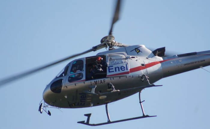 Arriva l'elicottero Enel: da lunedì check-up aereo sulle linee di media tensione 