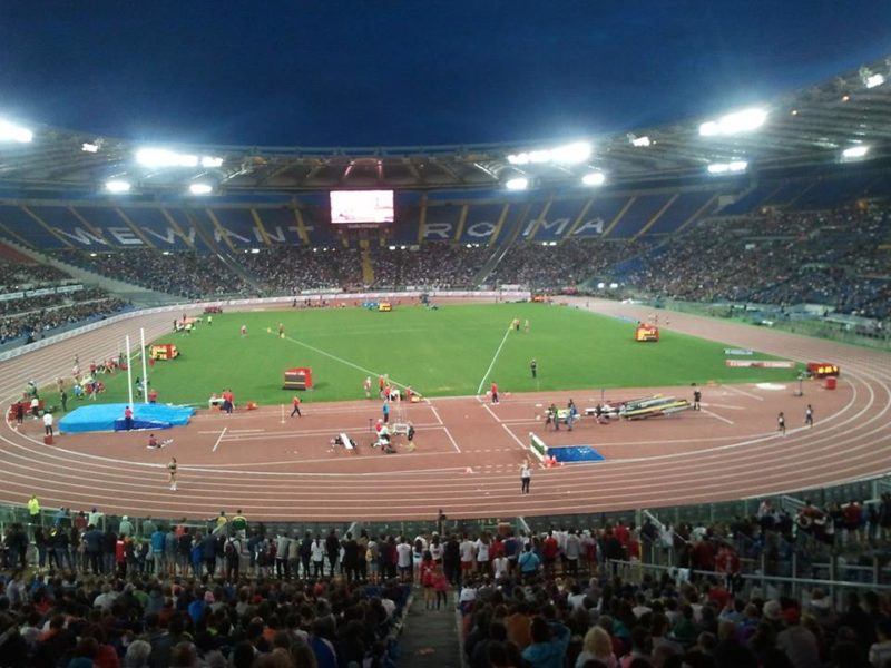 Eccezionale quarto posto per la squadra di Corciano al Golden Gala Pietro Mennea a Roma 
