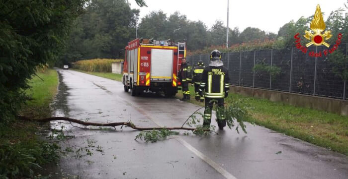 vigili del fuoco Maltempo: oltre 50 chiamate ai vigili del fuoco in provincia di Perugia