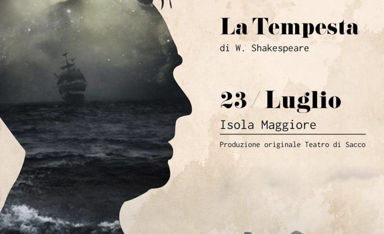 Samuele Chiovoloni e il Teatro di Sacco presentano “La Tempesta”di Shakespeare