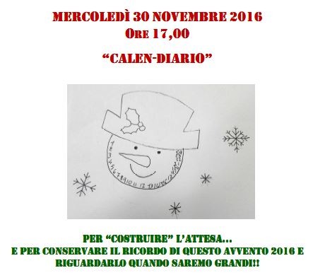 Alla Biblioteca Rodari arriva il laboratorio gratuito per bambini “Calen-Diario”