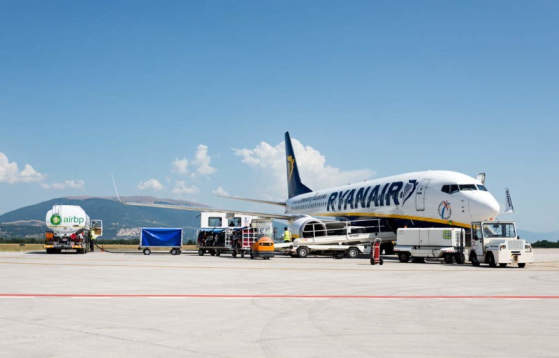 E' partita la nuova rotta Ryanair Perugia Catania 