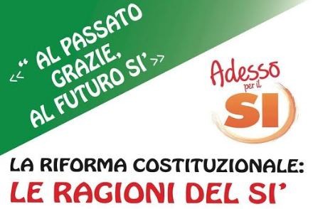 Referendum Costituzione: i prossimi appuntamenti del Comitato per il Sì 