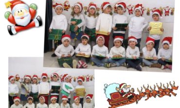 I bimbi della scuola dell'infanzia di Corciano inviano un biglietto: "Buon Natale a tutti!"