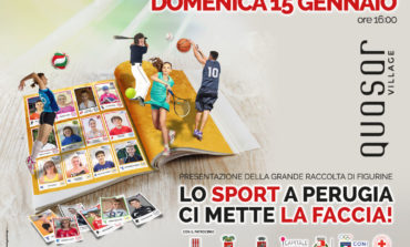 ‘Lo sport a Perugia ci mette la faccia’: arriva la raccolta benefica di figurine degli atleti delle società sportive locali
