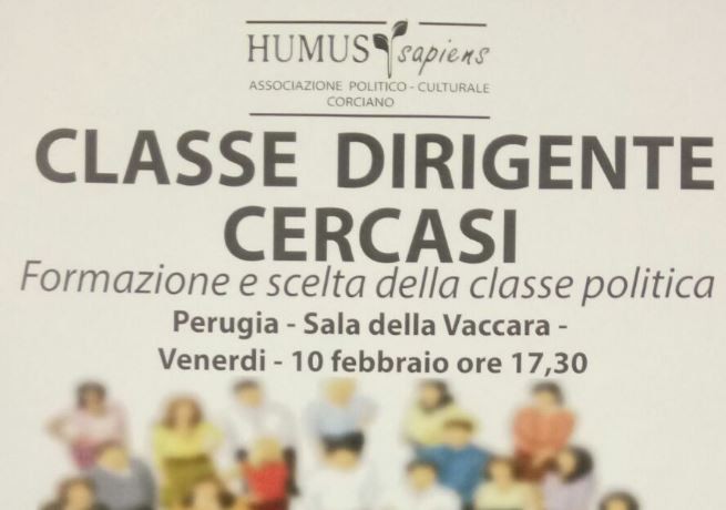 Classe dirigente cercasi: il nuovo incontro organizzato da Humus Sapiens 