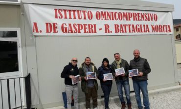 Corciano a Norcia per donare 6 tablet alla scuola