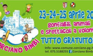 Torna Corciano Bimbi: borgo in festa, programma ricchissimo e sigla ad hoc