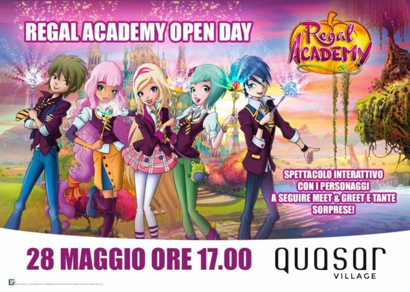 Regal Academy Open Day al Quasar Village 