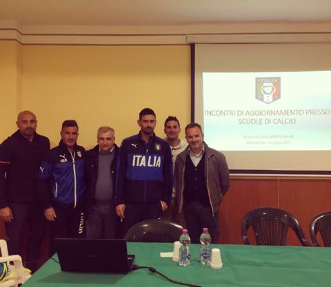 La Figc incontra la Scuola Calcio Montemalbe, grande partecipazione per il primo di una serie di incontri 