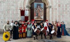 Delegazione del corteo storico Agosto Corcianese alla Scamiciata di Fasano nel Brindisino