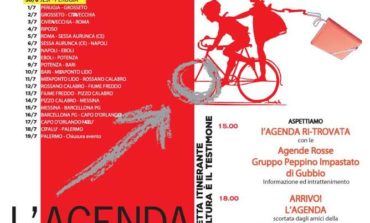 Il 30 giugno arriva la ciclostaffetta per l'Agenda Rossa di Paolo Borsellino