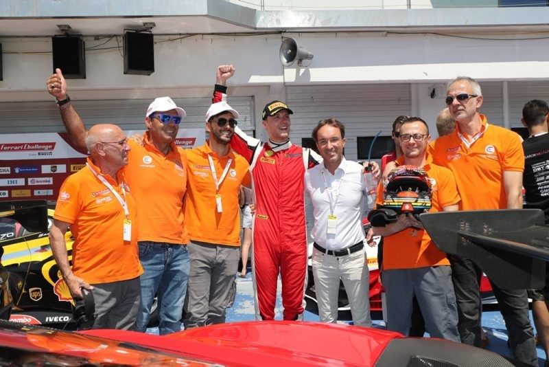 Motori, le Ferrari umbre della CdP-De Poi trionfano a Budapest 