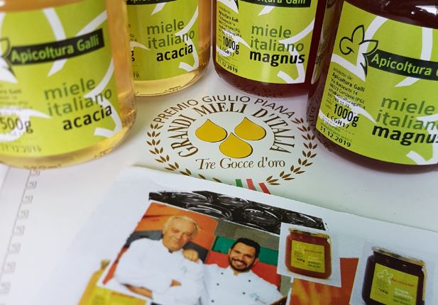 L’Apicoltura Galli trionfa con il suo miele al premio nazionale Tre gocce d’oro