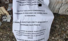 Ancora rifiuti sul colle della Trinità: i residenti arrabbiati lasciano cartelli ai "sudicioni"