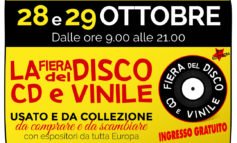 Sabato 28 e domenica 29 ottobre torna la nuova edizione della “Fiera del disco, cd e vinile”