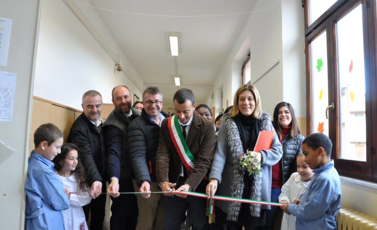 La Presidente Marini alla riconsegna delle scuole corcianesi dopo i lavori costati oltre 410 mila euro