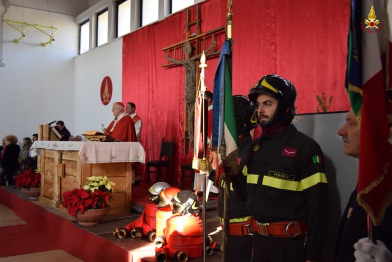I Vigili del Fuoco festeggiano la patrona Santa Barbara 