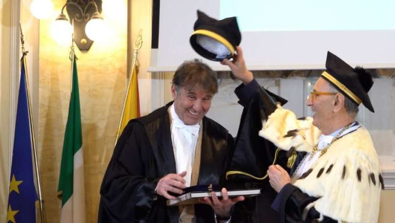 Brunello Cucinelli riceve il dottorato honoris causa in filosofia all’UniMe