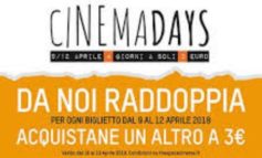 The Space Cinema “raddoppia” i Cinemadays