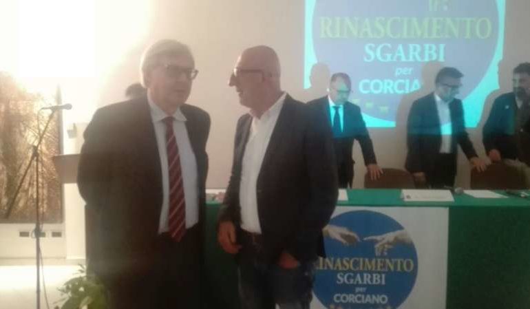 Vittorio Sgarbi a Villa Pieve del Vescovo presenta “Rinascimento Sgarbi per Corciano”