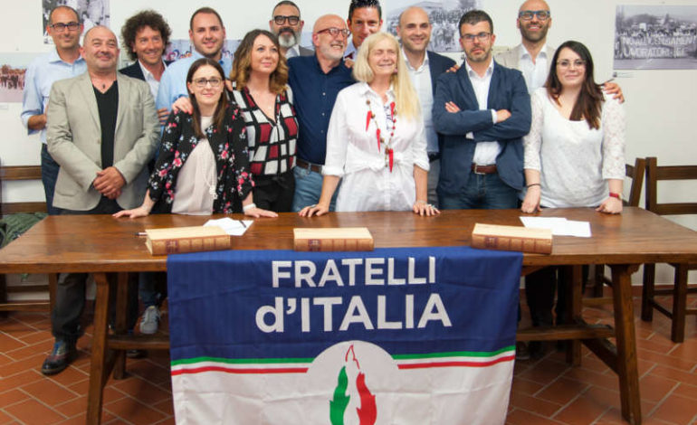 Elezioni a Corciano: presentata la lista di Fratelli d’Italia per Franco Testi